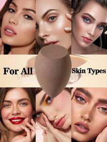 一套化妆海绵套装：包含小三角化妆海绵、指尖无乳胶气垫粉扑、大号美妆蛋、可爱粉色小猪紫色兔子毛绒粉扑、柔软舒适的加厚植绒粉扑，适用于面部、粉底和遮瑕膏的晕染，可用于房间装饰、梳妆台、旅行、卧室等场合，是化妆必备的实用工具，价格实惠，是圣诞节和新年礼物的理想之选，干湿两用，男女皆宜。