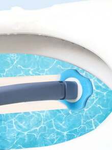 Recambios desechables de cepillo de baño con agente de limpieza incorporado, limpieza integral para el inodoro, juego de cepillo de limpieza montado en la pared del baño - Multicolor - Ver 8