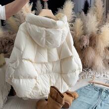 Women Winter Coats - White - View 1