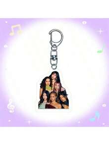 KATSEYE 钥匙扣，Sophia、Lara、Chanelle、Daniela、Yoonchae、Manon，新专辑及歌曲，Kpop粉丝周边，亚克力2D钥匙扣，演唱会周边，圣诞礼物，小礼物，收藏品 - 彩色 - 查看 20