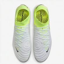Nike 男鞋Phantom GX2 FG高端長釘真草高筒足球鞋 - 灰色/綠色 - 查看 8