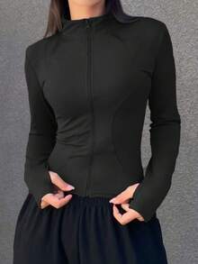 Women Coats - Black - View 5