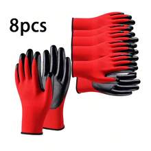 12/8/4 双/包，多用途工作手套，园艺手套和重型工作手套