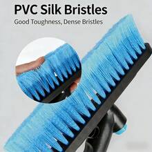 1pc Car Snow Shovel, Ice Scraper Tool, Dual-Head Aluminum Alloy Hand-Held Snow Brush, Retractable Snow Shovel, Retractable Hanging Snow Shovel, Essential Winter Snow Shovel