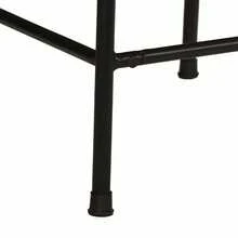 Tabourets de bar vidaXL, lot de 4, 46 x 35,5 x 80 cm, bois massif recyclé - Tabac - Voir 7