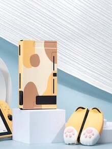 适用于Switch OLED的可爱猫爪保护套