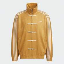 Chaqueta de manga larga de estilo tradicional chino Hanfu de Adidas y Tang, chaqueta de traje Tang, estilo chino, chaqueta bordada china para hombres - Mostaza Amarilla - Ver 14