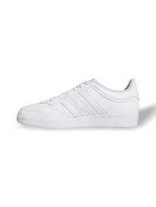 Adidas Giày thể thao Hoops 4.0 Unisex, thấm hút mồ hôi, thoáng khí, nhẹ, độ co giãn tốt, logo chắc chắn, dễ giặt, đa năng, thích hợp cho thể thao ngoài trời, chạy bộ, đi học hàng ngày, màu trắng JH6141 - trắng - Xem 1