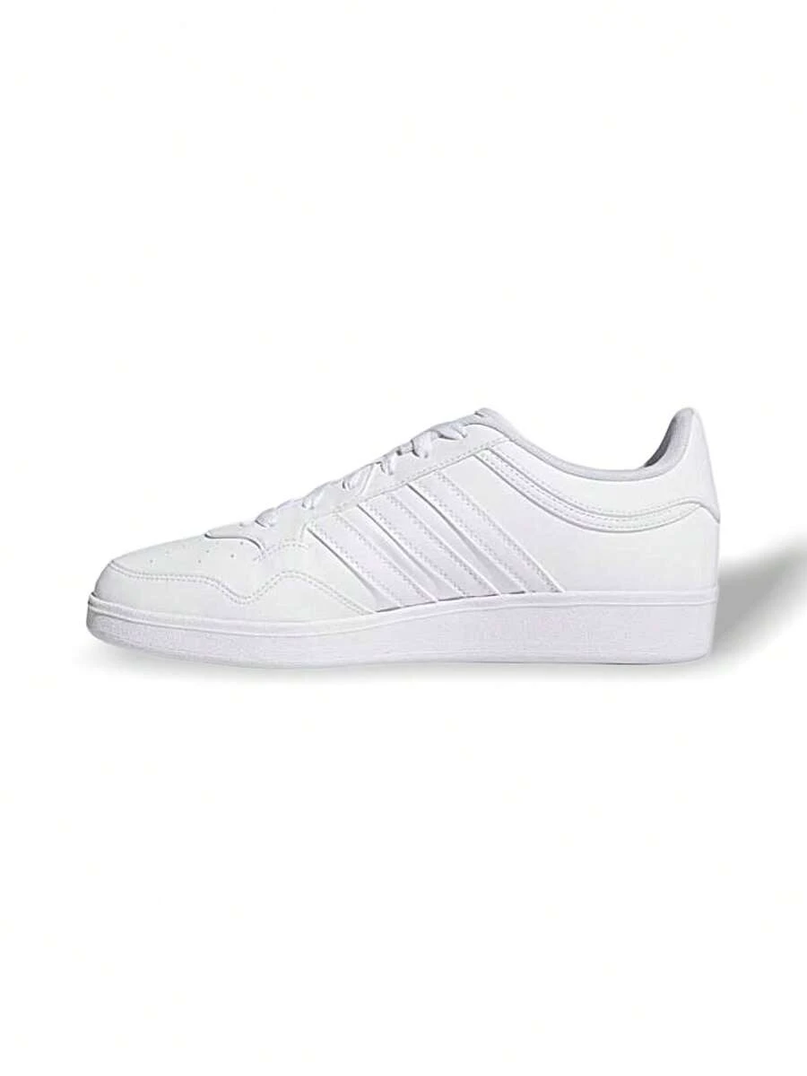 Adidas Giày thể thao Hoops 4.0 Unisex, thấm hút mồ hôi, thoáng khí, nhẹ, độ co giãn tốt, logo chắc chắn, dễ giặt, đa năng, thích hợp cho thể thao ngoài trời, chạy bộ, đi học hàng ngày, màu trắng JH6141 - trắng - Xem 1