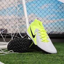 Nike PHANTOM LUNA II ACADEMY TF 足球训练鞋 - 灰綠色 - 查看 3