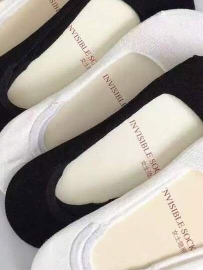 زوج من الجوارب الشفافة للنساء مع سيليكون مانع للانزلاق، جوارب كاحل قصيرة مخملية رقيقة للأحذية المسطحة والكعب المنخفض، مناسبة للربيع/الصيف/الخريف