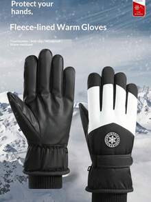 These Popular Men's And Women's Winter Warm Touchscreen Gloves Offer Excellent Warmth, Making Them Suitable For Driving, Skiing, Hiking, And Everyday Outings. They're Also Great For Parties, Running, Playing Mobile Games, And General Activities. - Multicolor - View 4