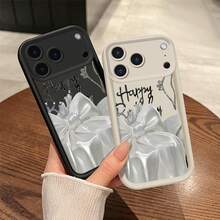 Happy Birthday phone case suitable for  17 16 16E 15 14 13 12 11 Pro Max 17 Air 16 Plu silicone all inclusive protection anti slip and anti fall soft case - Concha escalonada 17 - Feliz cumpleaños - SKU4 - Ver 3