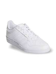 Adidas Giày thể thao Hoops 4.0 Unisex, thấm hút mồ hôi, thoáng khí, nhẹ, độ co giãn tốt, logo chắc chắn, dễ giặt, đa năng, thích hợp cho thể thao ngoài trời, chạy bộ, đi học hàng ngày, màu trắng JH6141 - trắng - Xem 6