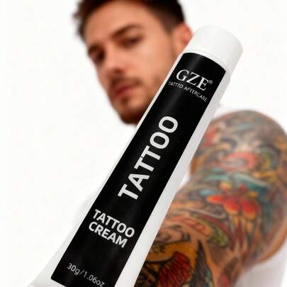 GZE Tattoo Aftercare Cream - Smoothing & Moisturizing Balm Daily Protection, 30g / 1.06oz
