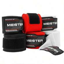 Meister Vendajes Semi-Elásticos para Adulto de 180 in 457 cm para MMA y Boxeo - Paquete de 3 Pares - Multicolor - Ver 3