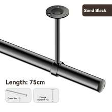 Thickened Stainless Steel Household Drying Rack, Rust-Proof And Windproof Clothes Hanger, Wardrobe Storage Rod, Garment Hanging Device, Multi-Function Towel Bar, Bathroom & Balcony Multi-Purpose Clothes Storage Rack