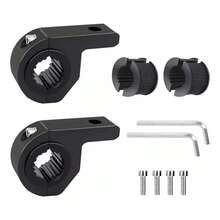 Soporte De Clip Auxiliar Para Faro De Motocicleta 2 Piezas - A - Ver 2