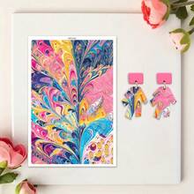 DONQE Animal Print Spring Flower Clay Transfer Paper Making Soft Ceramic Earrings Polymer Clay Water Transfer Paper For Jewelry DIY Craft Supplies - Multicolor - View 13