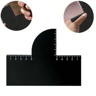 Profesyonel Sakal Şekillendirme Aleti, Saç Çizgisi Geliştirme Kartı, İdeal Sakal Stillerini Hassas Bir Şekilde Oluşturun, Erkekler İçin Vazgeçilmez Sakal Bakım Aleti