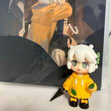 5cm Cute Cartoon Black Cat Resin Figurine Ornament, DIY Gift For Valentine's Day - Multicolor - View 2