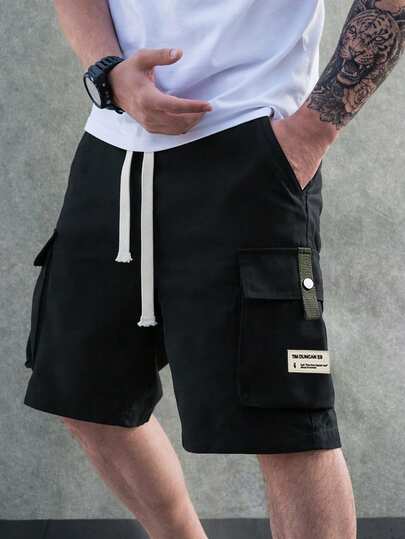 Men's Outdoor Casual Sports Cargo Shorts, Lightweight & Loose Fit Bermuda Shorts