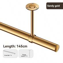 Thickened Stainless Steel Household Drying Rack, Rust-Proof And Windproof Clothes Hanger, Wardrobe Storage Rod, Garment Hanging Device, Multi-Function Towel Bar, Bathroom & Balcony Multi-Purpose Clothes Storage Rack