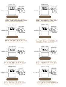 浅蓝色浪漫条纹碎花床上用品套装，清新柔和田园风四件套，包含1个被套、1个床单和2个枕套，纯色床单，超柔软涤纶面料，高密度优质材料，拉链设计，温馨甜美的家居装饰，被套和枕套不含填充物。 - 淺藍色 - 查看 3