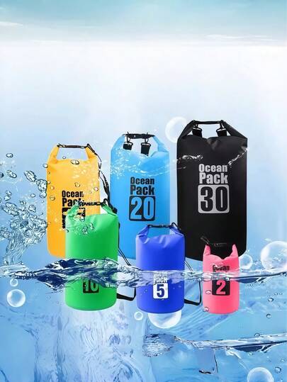 1pc Waterproof Storage Bag, Durable Outdoor Organizer Bag, Dry & Wet Separation Portable Packing Cube, Thick & Crush-Resistant Travel Storage Pouch, Dustproof & Moisture-Proof Clothes Storage Bag, Multi-Purpose Home Organization Bag, Suitable For Outdoor Gear Storage, Travel Clothes Sorting, Home Decluttering, Camping Supplies Moisture-Proof Storage, Also Can Be Used As Travel Organizer, Outdoor Equipment Protective Bag, And Home Organization Tool.