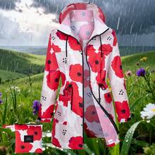 女士防水轻便连帽雨衣保暖，闺蜜节、小狗、狂欢节、春夏精选、伴娘礼物、房间、卧室装饰、海滩、旅行、男士、女士、度假、妇女节、旅行必备、婚礼回礼、Y2K、卧室、女士汽车配件、厨房装饰、可爱小物 - 彩色 - 查看 18