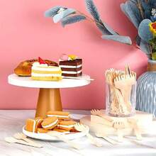 200 Pcs tenedores desechables, Sin Lavado de Manos  Cuchara de Postre Desechable, Para Helados, Postres, Fiestas, Camping, Bodas, Cenas, Eventos, Cumpleaños,37327736 - Multicolor - Ver 6