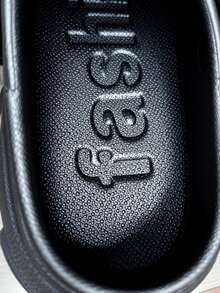 2025新款女士木屐 - 可拆卸可爱糖果吊坠，增高3厘米，单脚设计，舒适街头风，休闲日常穿搭，Y2K美学，流行时尚鞋款 - 黑色 - 查看 4