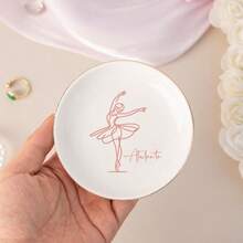 Personalized Ballet Jewelry Tray, Girls' Ballet Ring Dish, Gift For Dance Teachers, Ballet Dancers, Dance Troupes, Birthday And New Year Gifts - Multicolor - View 6