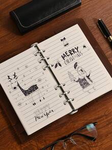 40pcs/80 Pages Portable A5 Loose Leaf Paper, Refill Notebook Paper, Suitable For Notebooks, Notepads, Binders, Diaries, Essential For Study And Office