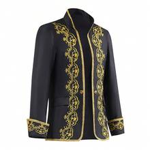 Men's Costumes - A95 Court Style Single-layer Jacket, White - View 3
