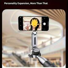 Soporte magnético portátil para teléfono, adecuado para coche/viaje/escritorio - Rotación de 360°, plegable, ventosa fuerte, clip universal, manos libres, ángulo ajustable, compatible con todos los teléfonos inteligentes, soporte de teléfono con luz superior, accesorio de viaje - Multicolor - Ver 7