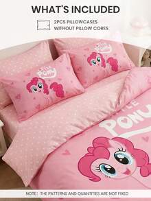 MY LITTLE PONY 1/2 vỏ gối in kỹ thuật số  chính hãng, không kèm ruột gối, chất liệu polyester mềm mại và thoáng khí, thích hợp sử dụng hàng ngày cho phòng khách, phòng ngủ, ngoài trời, trang trí sofa. - Nhiều màu - Xem 7