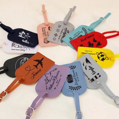 Etichetă de bagaj personalizată, Etichetă de bagaj de nuntă din piele cu nume personalizat, Cadou de nuntă, Etichetă de bagaj, Etichetă de călătorie, Etichetă de bagaj din piele cadou cu logo personalizat, Etichetă de bagaj, Etichetă de bagaj personalizată, Etichetă de bagaj cu combinație de litere, Etichetă de bagaj cu logo, Etichetă cu logo personalizat, Cadou de călătorie, Etichetă de bagaj, Etichetă de identificare personalizată, Etichetă cu nume pentru bagaj, Cadou pentru cavaleri de onoare, Cadou de nuntă, Cadou pentru petrecerea miresei/miresei