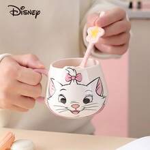 Disney 460毫升可爱猫咪马克杯，新颖陶瓷咖啡杯，时尚办公马克杯，女士理想之选 - 彩色 - 查看 3