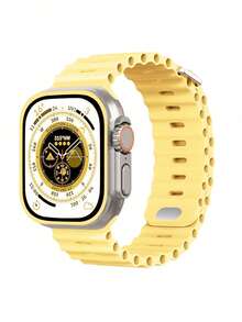 1pc Unisex Ocean Themed Soft Silicone Sports Band Replacement Strap Compatible With Apple Watch 38mm 40mm 41mm 42mm 44mm 45mm 49mm, Watch Ultra SE Series 8 7 6 5 4 3 2 1