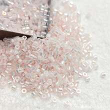 Approx. 650pcs/5g, 15 Colors, 1.6-1.7mm Colorful Semi-Transparent Glass Seed Beads, Uniform High Quality Mini Seed Beads, Suitable For DIY Earrings, Bracelets, Rings, Jewelry Making, Garment Embroidery, Hanging Decorations - 1.6 Transparent Glass Beads - View 8