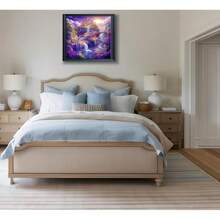 CSZPPQAF 5D Diamond Painting Kits For Adults, Landscape Flower Diamond Art Kits For Adults Beginner, DIY Full Drill Paint By Diamonds Dot Gem Art For Home Decor 13.7x13.7Inch - KM671-1 - 查看 3