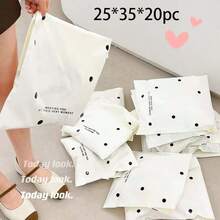 这款20/50米色波点快递袋适用于返校季、毕业季、婚礼季和生日等场合。它可以用作礼品袋、加厚塑料收纳袋、飞机行李袋、服装袋等。适用于返校季、学习用品、学校、办公室、交通运输、快递和邮寄等领域。 - 米白波點 - 查看 17