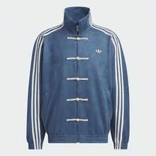 Chaqueta de manga larga de estilo tradicional chino Hanfu de Adidas y Tang, chaqueta de traje Tang, estilo chino, chaqueta bordada china para hombres - Mostaza Amarilla - Ver 4
