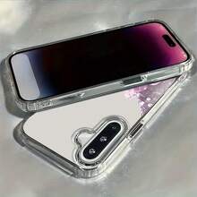 Compatible con iPhone 17, 16, 15, 14, 13, 12, 11 Pro Plus Max, así como con Galaxy, Honor, OPPO, Redmi, Moto, Vivo, Pura 70/70 Pro, Pixel 7, 8 y 9. Esta funda transparente presenta un diseño de mariposa de cristal morado, marco de lente y botones galvanizados. Perfecta como regalo de cumpleaños, para tu pareja o para ti mismo. - transparente - Ver 5
