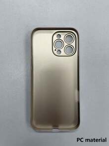 New High-Quality Champagne Metal Heart Decor PC Hard Protective Case + Beige Floral Lanyard Compatible With IPhone 11/12/13/14/15/16/17 Pro Max - Champagne - View 7