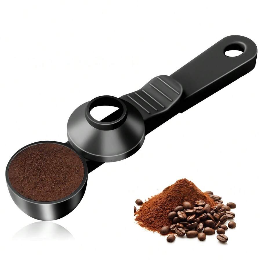 1/2个装防漏二合一咖啡勺带漏斗 - 2汤匙量勺，适用于可重复使用的K杯 | 可放入洗碗机清洗，适用于咖啡粉/蛋白粉/茶壶 | 小巧收纳设计 - 馈赠亲友 - 彩色 - 查看 1