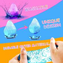 Fidget Toys Stress Cube, Slow Rising Ice Cube Squishy, Sensory Fidget Toys For Anxiety Relief, Sensory Squishy Toys For Kids With Autism, Calming Toys,Many Kinds Of Colors Are Select(Purple) - 紫色 - 查看 3