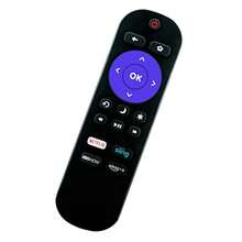 Universal Remote Control Compatible With All Sharp Roku TVs With   Sling Shortcuts - No Setup Needed - Màu tím - Xem 3