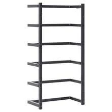 vidaXL Portatovagliolo Noir 24x12x48 cm Acero - nero - Visualizzare 7